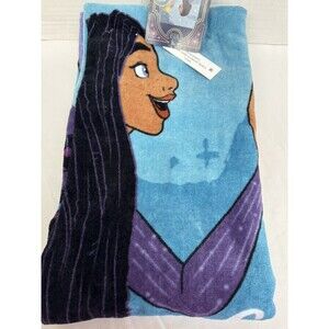 Disney Wish “Shine So Bright” Cotton Kids Beach Towel, 28" X 58" New With Taga